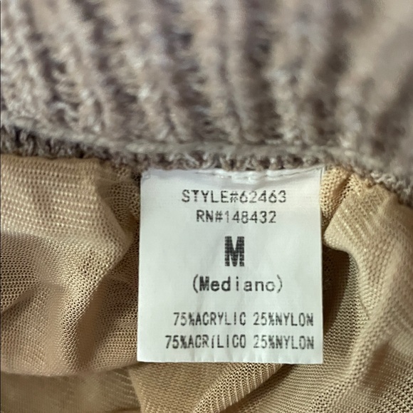 Becaal Tan Sweater Knit Pencil Skirt - Picture 4 of 4